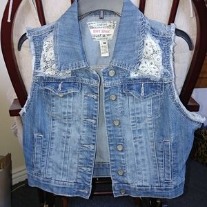 Denim vest size Medium